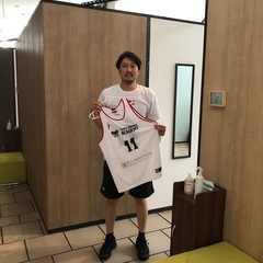 富山グラウジーズ田中健介ユースコーチよりビブスを頂きました!